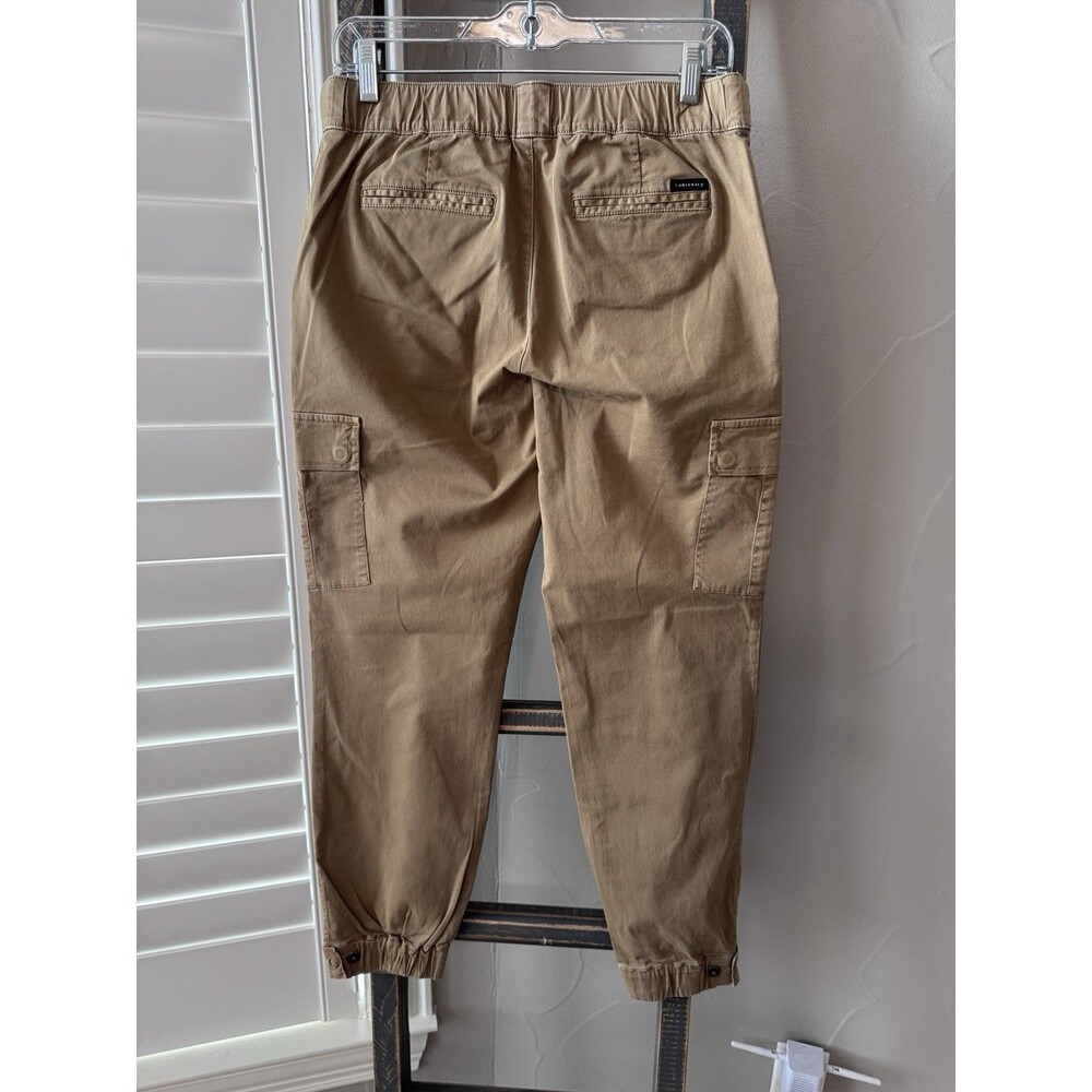 Sanctuary Pants, Men's Size 27, Khaki, Straight, Cargo Joggers, Side Pockets - Picture 3 of 7